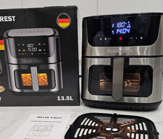 سرخ کن سیلور کرست 13.5 لیتر دو المنت نمایشگر تماما لمسی منو رنگی مدل D3806